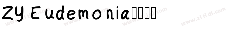 ZY Eudemonia字体转换